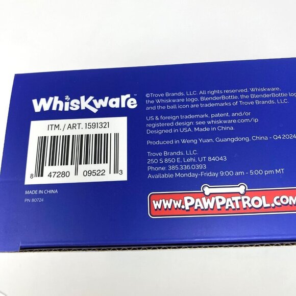 Whiskware Bluey Or Paw Patrol Snack Containers On The Go Kids Toddler Twist Lock - Picture 7 of 14